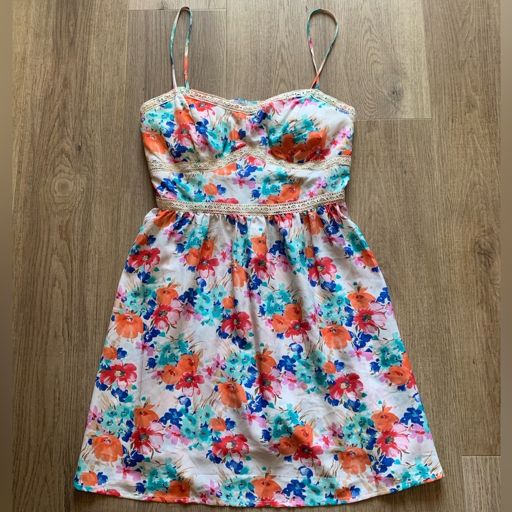 Floral sun dress
